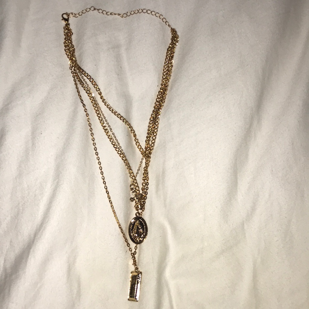 Nasty Gal Gold Layered Necklace